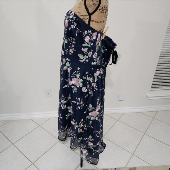 City Chic Aphrodite Party Cocktail Dress Navy size XL S plus size‎ 16 new!!! - Picture 9 of 15